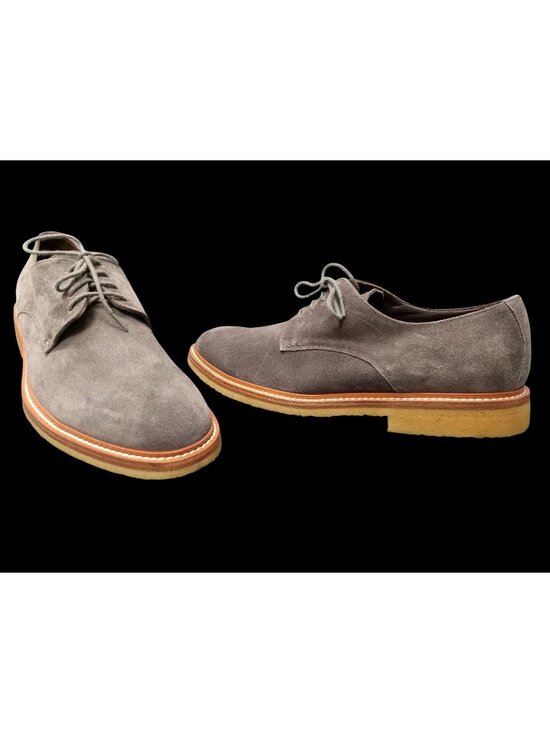To Boot New York Derby Lace-Up Shoes Suede Leather Grey Men Size 10 FLOOR MODEL! main image 6